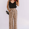 Lace And Grace Satin Tank In Black Image - 1