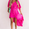 True Romantic Dress In Hot Pink Image - 1