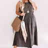 By The Beachside Midi In Charcoal Curves Image - 1