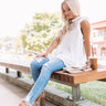 Prosecco In Paris Lace Shift Top Image - 1