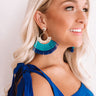Chic And Steady Earrings In Ocean Blue Image - 1