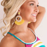 Styled So Pretty Earrings In Yellow Image - 1