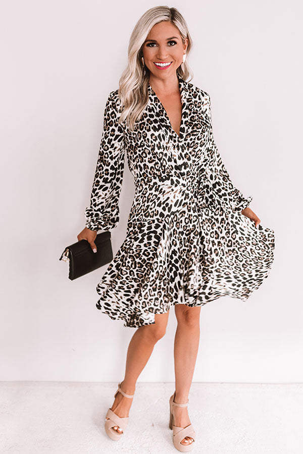 Leopard Lovin' Wrap Dress Image - 1