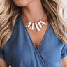 Soho Starlight Marble Necklace in White Image - 1