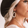 On The Rocks Beaded Earrings in White Image - 1