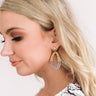 Sparkles Between Us Beaded Earrings in Platinum Image - 1