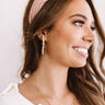 Outshine Them All Earrings in Taupe Image - 1
