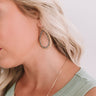 On The Rocks Beaded Earrings in Platinum Image - 1