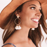 Beyond Lovely Tassel Earrings in Ivory Image - 1