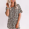 The Fairest Catch Leopard Romper In Cream Image - 1