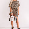 The Fairest Catch Leopard Romper In Brown Image - 1