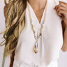 Sea To It Semi Precious Necklace in Champagne Image - 1