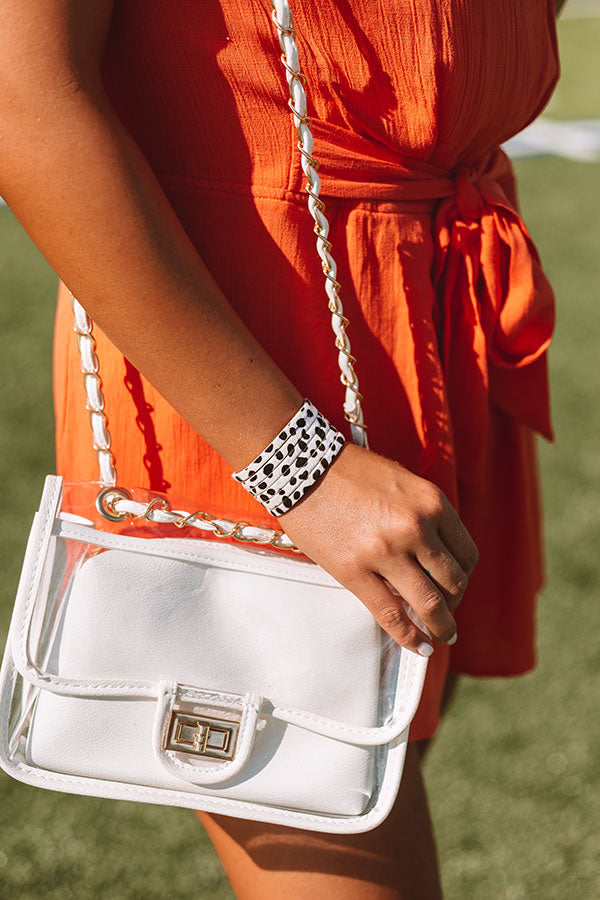 Adventure Abroad Leopard Bracelet In Ivory