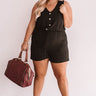 Sunshine Sippin' Romper In Black  Curves Image - 1