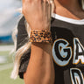 Adventure Abroad Leopard Bracelet In Brown Image - 1