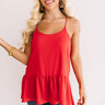 Talk Of The Tailgate Shift Tank In Red Image - 1