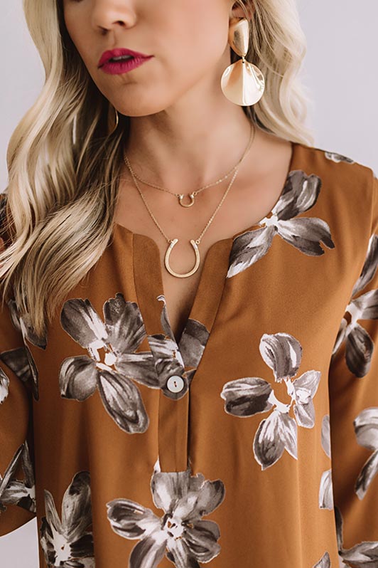 Tried And True Necklace In Gold