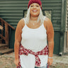 Kisses On The Coast Shift Tank In Ivory  Curves Image - 1
