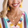 Take It To The Beach Layered Necklace In Gold Image - 1