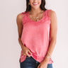 Express Yourself Lace Shift Tank in Pink Image - 1