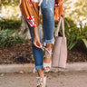 The Underwood Faux Leather Wedge in Natural Image - 1