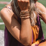On The Rocks Bracelet Set in Gold Image - 1