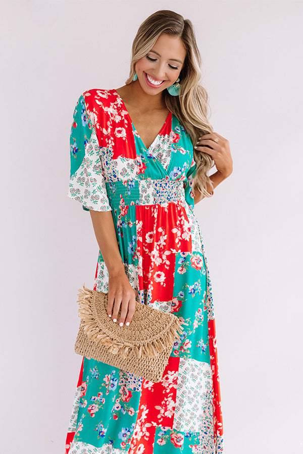 Daisy Delight Smocked Maxi Image - 2