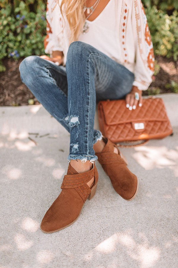 The June Bootie In Brown Image - 1