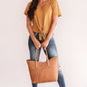 Mocha Mornings Waffle Knit Top In Mustard Image - 1