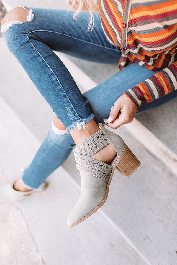 The June Bootie In Sage Image - 1