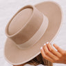 Plans In Paris Wool Hat In Taupe Image - 1