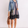 Sunny In Santorini Shift Dress in Navy Image - 1