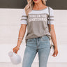 Dibs On The Quarterback Varsity Tee Image - 1