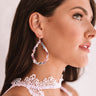 Stylish Standards Earrings In Purple Multi Image - 1