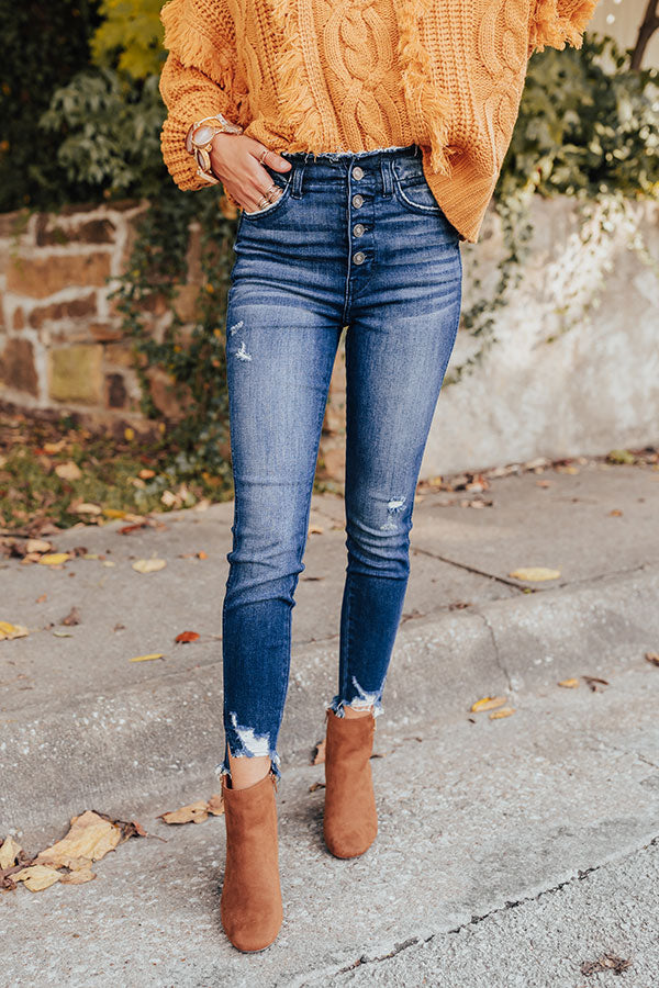 KanCan The Cadence High Waist Distressed Skinny Image - 2