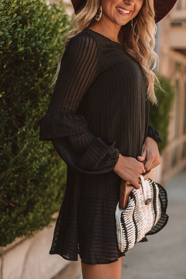Colorado Casual Shift Dress In Black Image - 1