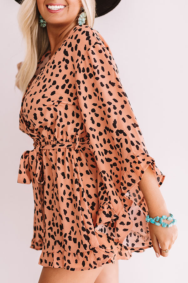 Gorgeous On The Go Leopard Romper Image - 2