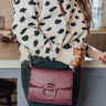 Express Yourself Faux Leather Purse in Windsor Wine Image - 1
