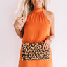 Launch Party Shift Dress In Orange Image - 1