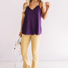 Treasure Island Shift Tank In Purple Image - 1