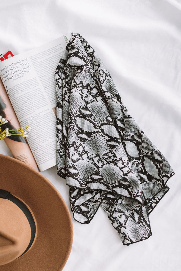 Music City Snake Print Scarf Image - 1