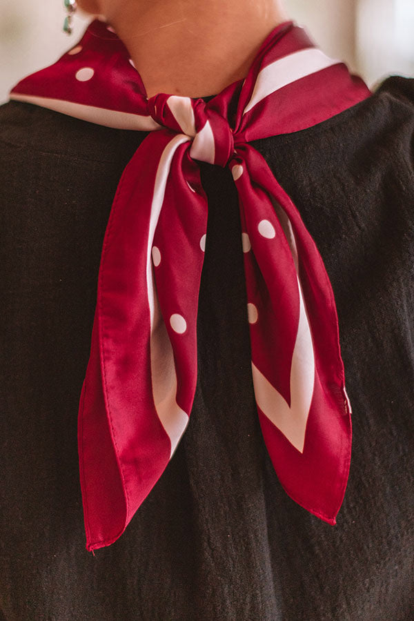 Music City Polka Dot Scarf Image - 5