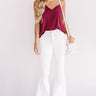 Treasure Island Shift Tank In Wine Image - 1
