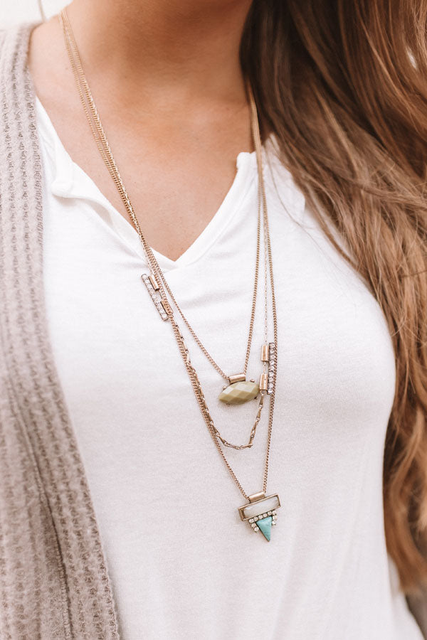 Across The Universe Layered Necklace