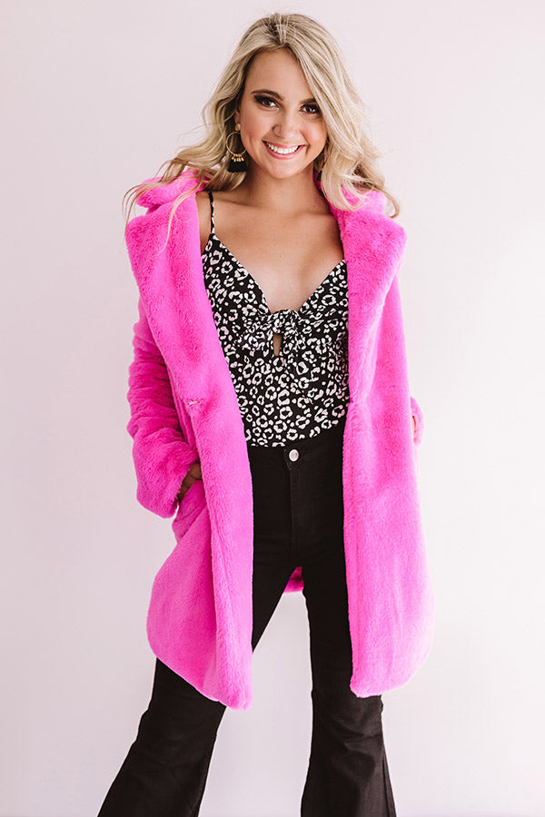 Soft And Cozy Plush Coat