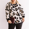 Let's Talk Leopard Sweater Curves Image - 1