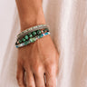 Sedona Sunrise Magnetic Bracelet In Green Image - 1