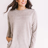 Street Style Tunic Sweater In Grey Image - 1