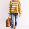 Pumpkin Spice Everything Chenille Sweater in Mustard Image - 1