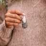 Love Language Semi Precious Necklace In Black Image - 1